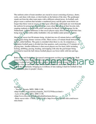 EnglishDifference between Football and Soccer