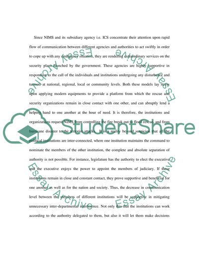 Homeland Security - Predaredness & Prevention