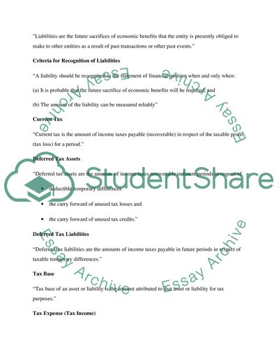 Assessment of the Criteria DTAs&DTLs
