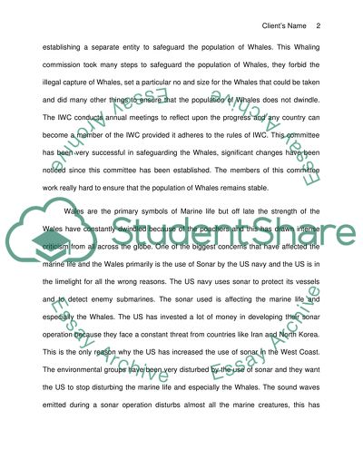 Choose an environmental problem that the world is facing and prepare a REPORT