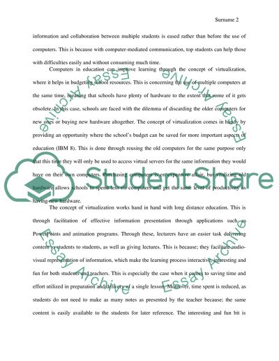 Education by Computer