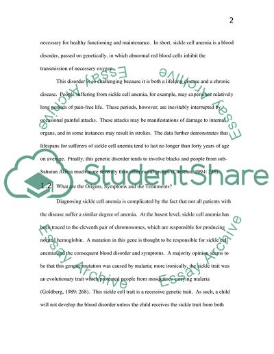 Sickle Cell Anemia and Children