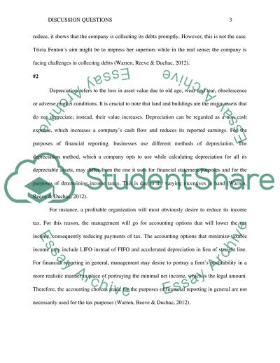 Discussion questions