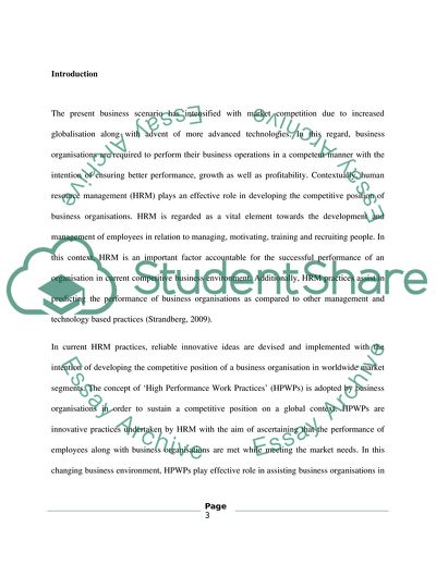 High Performance Work Practices Lead to the Intensification of Work