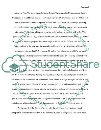 The Global Influence of the Korean Wave