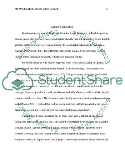 English in Academic Settings