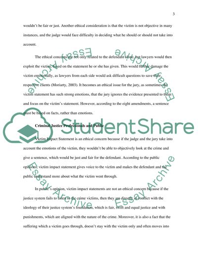 Victim Impact Statement Template from studentshare.info