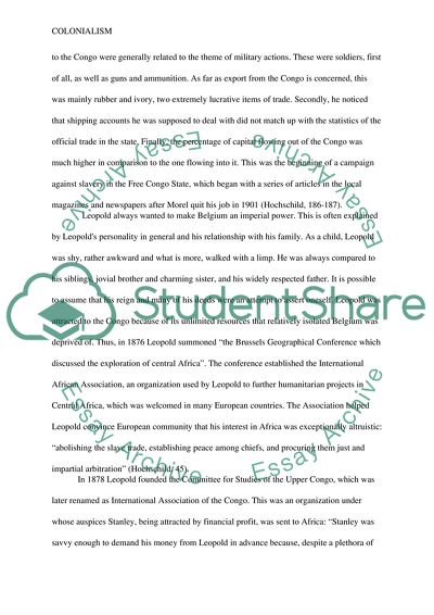 Belgian Colonialism in Africa