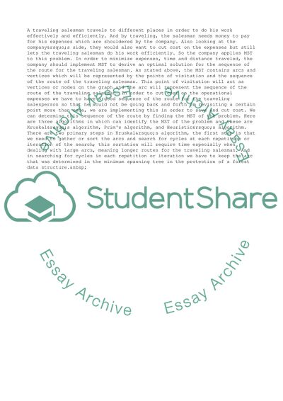 Minimum Spanning Tree