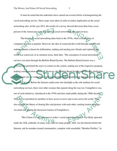 The History and Future of Social Networking