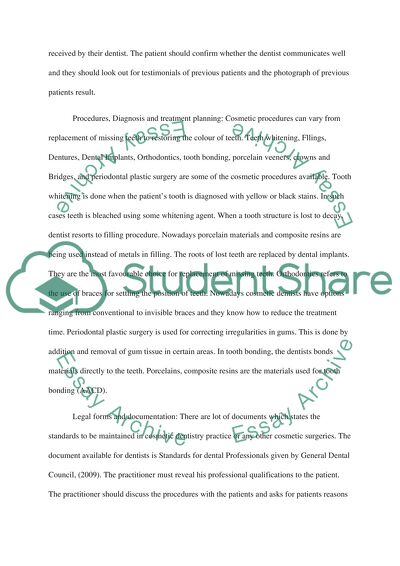 General Dentist and Prosthodontist