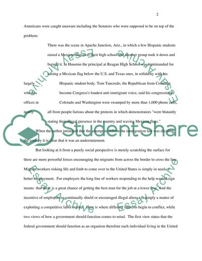 The Divisive Issue of Immigration