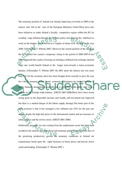 Economic Development of the Irish Republic