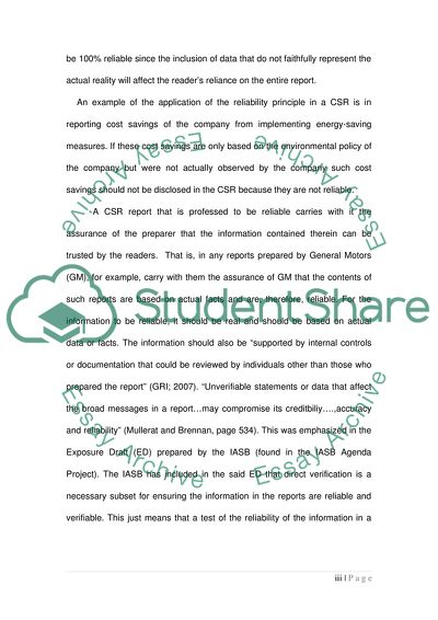 The Social and Environmental Report of General Motors Plc