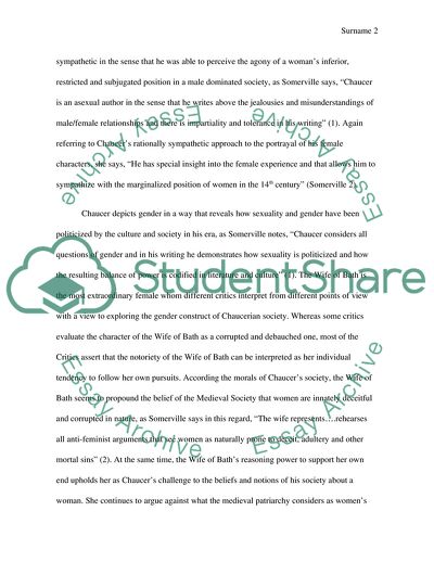 Wife of Bath in Chaucers The Canterbury Tales