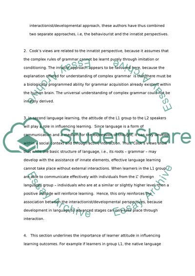 Informing methods overview of theortical perspectives from psychology linguistics