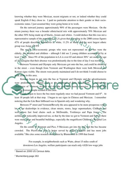 Los Angeless Transportation, Landscape and People