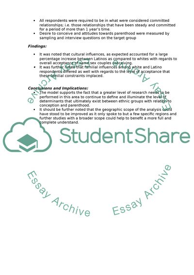 Constructing Family among Same-Sex Couples