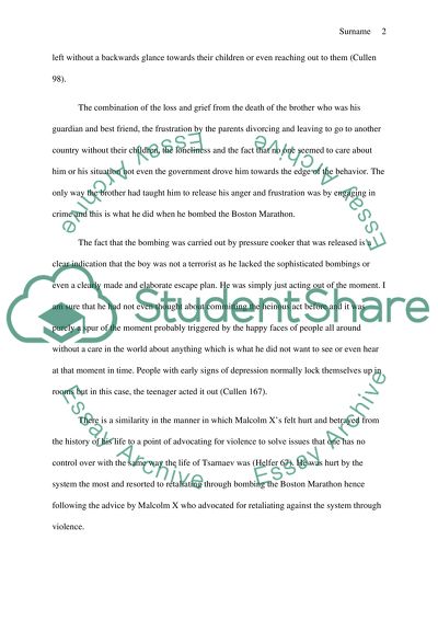 Psychological Analysis of the Boston Marathon Bomber