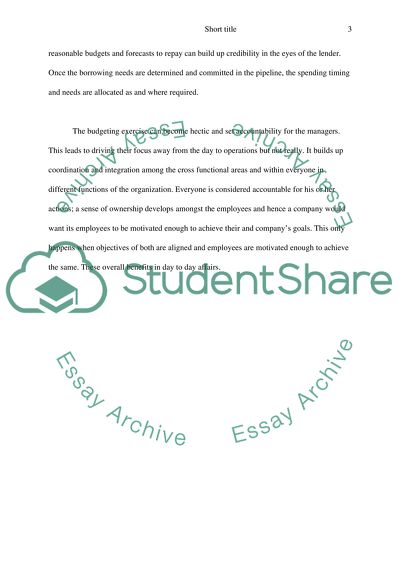 Budgeting as a Burden on Many Managers