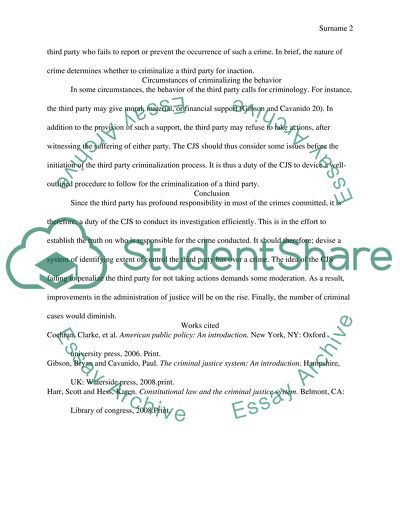 Third-party behavior