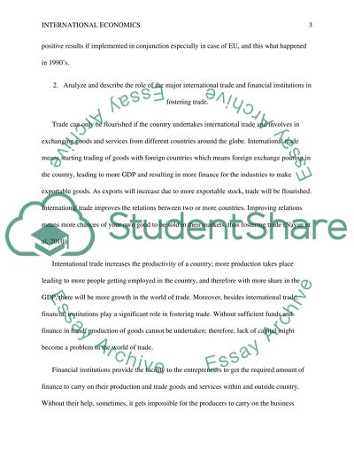 International Economics,