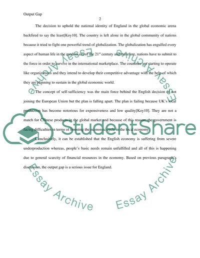 Over 2013/14, to what extent was the output gap a cause for concern