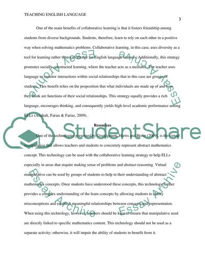 Teaching English Language Learners in the Content AreasMathematics