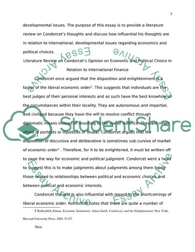 The Life and Thought of Marquis de Condorcet