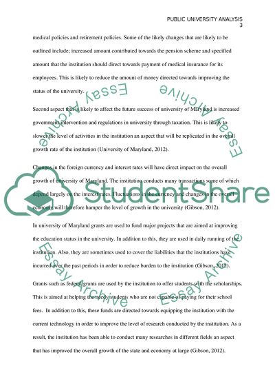 Public University Analysis