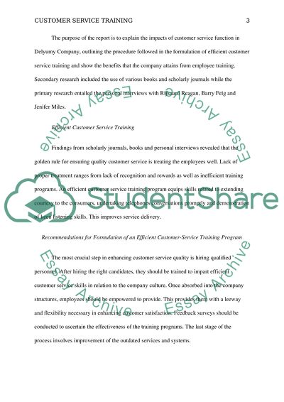 Customer Service Training in Delyumy Company