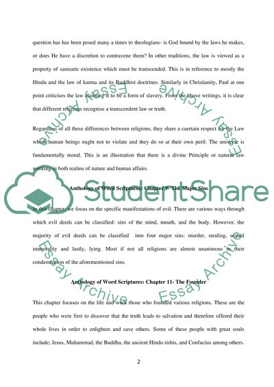 Experiencing the Worlds Religions