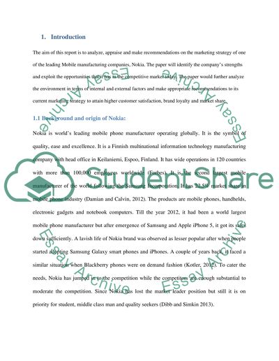 Nokia: Marketing Strategy