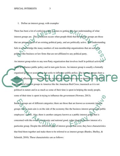 Interest Groups and Public Policy