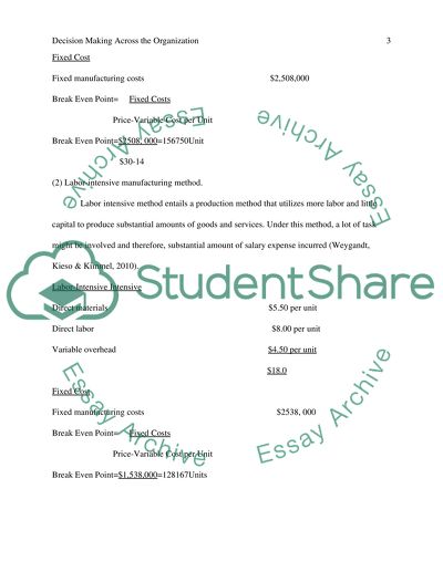 Decision Making Across the Organization