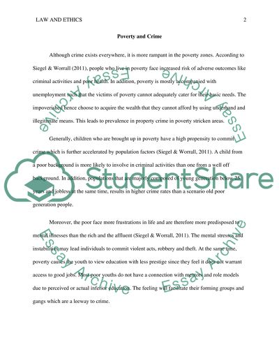 Law and Ethics in Policing and Law Enforcement