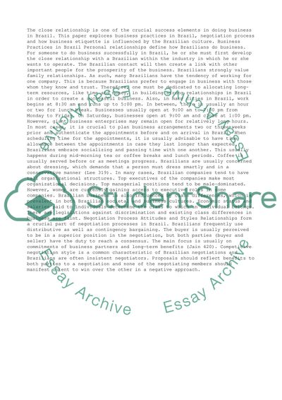 Brazil Business Process