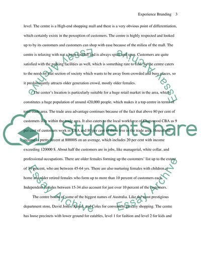 Experience Branding: A Review on Chatswood Chase