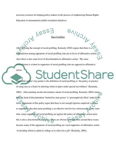 International Conflicts