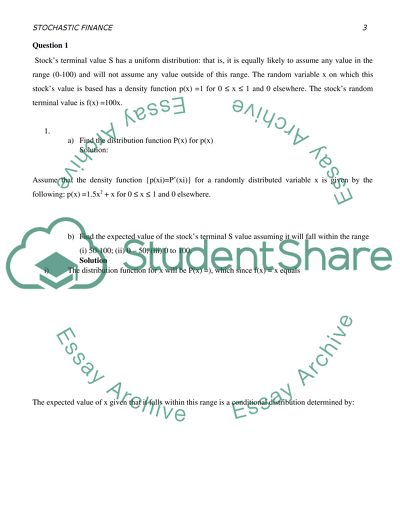 Stochastic Finance: Nyse, Nasqad and Amex Markets