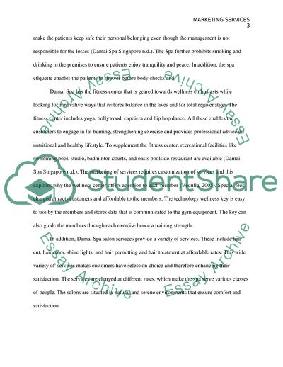 Marketing Services of Damia Spa