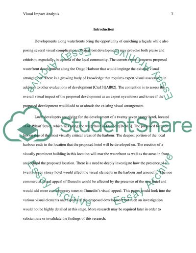 Visual Analysis of the Impact on Waterfronts Development