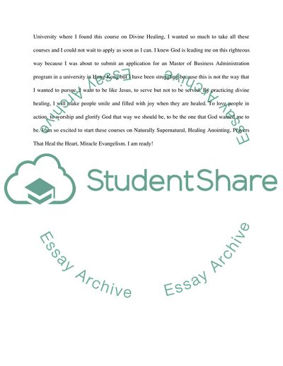 Practicing divine healing