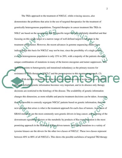 Tailoring Tyrosine Kinase Inhibitors to Fit the Lung Cancer Genome