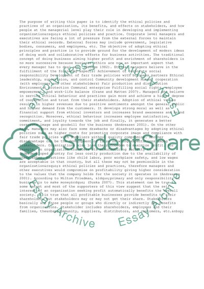 Education for the Moral Development of Managers