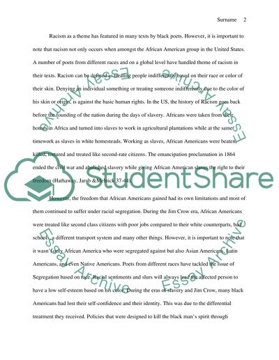 Race in Poetry as a Tool of Self-Discovery