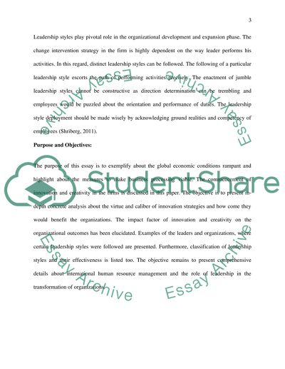 International Leadership and Human Resource Management