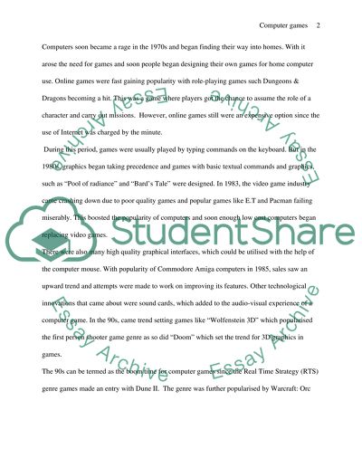 Game Theory and Computer Games