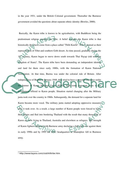 Karen Ethnic Group in Southeast Asia