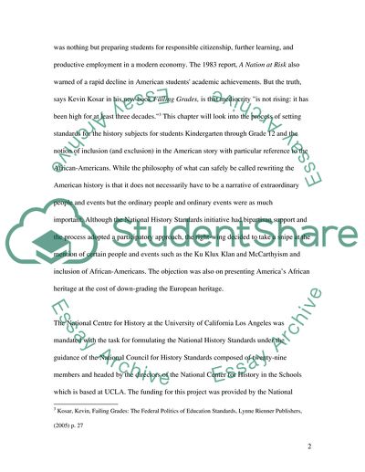 American History: Whose Past Is It